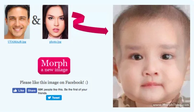 Lucu-lucuan Pakai Aplikasi Buat Lihat Muka Anak Raisa dan Hamish Kelak. Asli Gemesin Hasilnya :) 9
