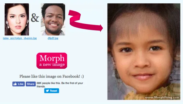 Lucu-lucuan Pakai Aplikasi Buat Lihat Muka Anak Raisa dan Hamish Kelak. Asli Gemesin Hasilnya :) 13