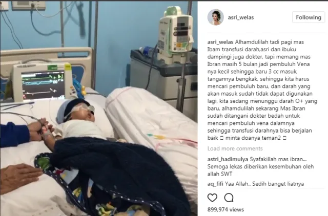 Anak Asri Welas Terkena Katarak di Usianya yang Baru 3 Bulan. Kita Doakan Agar Cepat Sembuh Yuk 9