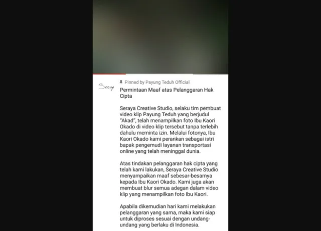 Sudah Kantongi 12 Juta Views, Video Klip Lagu Akad Payung Teduh Tiba-tiba Di-blur. Ini Lho Sebabnya 4
