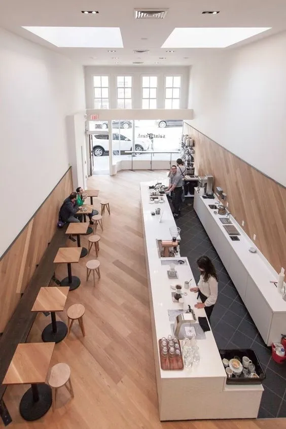10 Desain Interior Cafe yang Minimalis & Kekinian 14