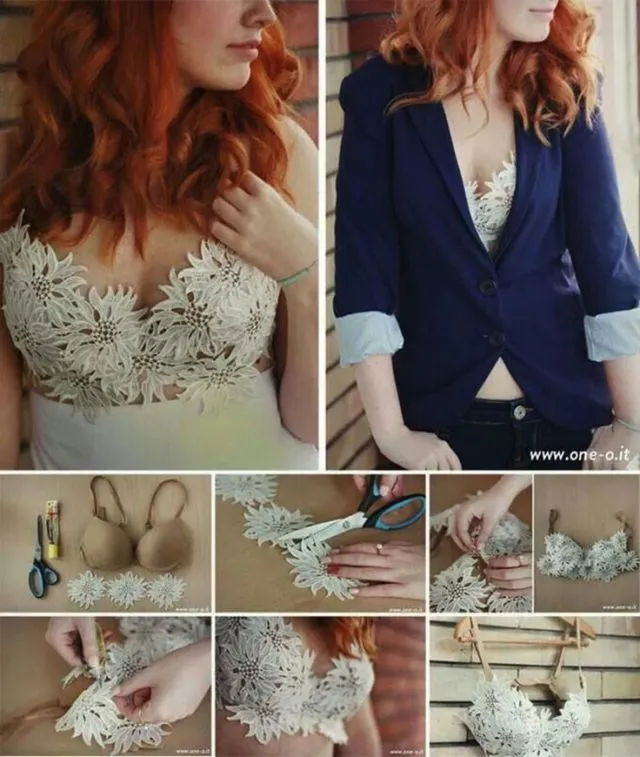 8 DIY Daur Ulang Bra yang Sudah Bosan Pakai. Daripada Menuh-menuhin Lemari Nih 9