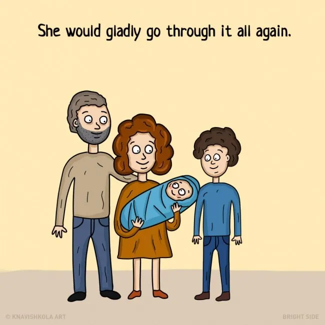 9 Ilustrasi ini Mampu Ingatkan Kamu Betapa Besar Pengorbanan Ibu untuk Anak-Anaknya. Jadi Kangen :( 18