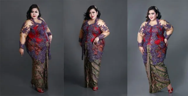 10 Inspirasi Kebaya Plus-Size. Soal Penampilan, Badan Sintal Tak Jadi Soal 11