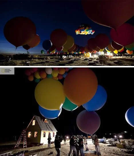 Kayak Film Up, Orang Ini Sukses Melayang dengan 20,000 Balon. Terbang Pakai Balon Bukan Fiksi Doang 16