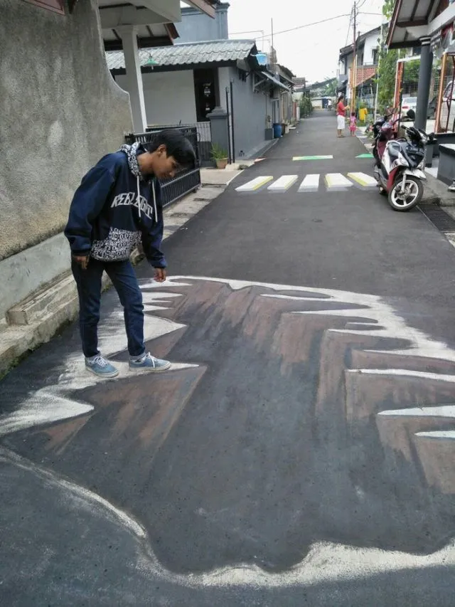 Kampung 3D di Depok Mendadak Viral. Begini Foto-Foto Kerennya! 14