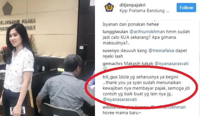 Kocak! Abis Bayar Pajak, Isyana Sarasvati Malah Kena Modus dari Warganet 24