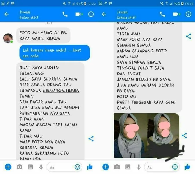 Foto di Facebook Diedit Nggak Senonoh, Cewek Ini Diancam Lelaki Mesum! 4