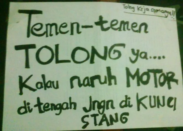 Anak Kos Harusnya Sudah Akrab dengan 15 Tulisan Ini. Mana yang Bikin Panas-Dingin? 19