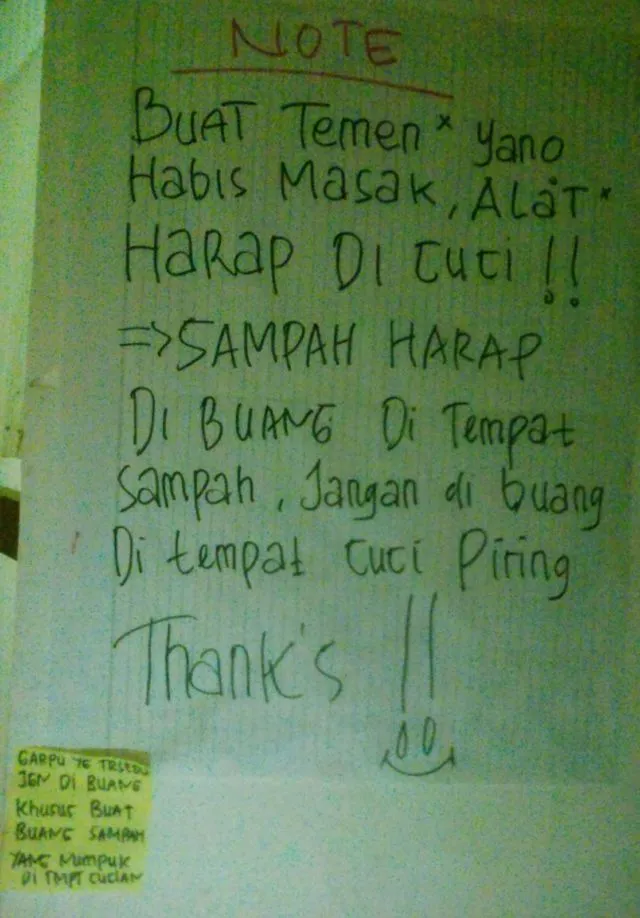 Anak Kos Harusnya Sudah Akrab dengan 15 Tulisan Ini. Mana yang Bikin Panas-Dingin? 17