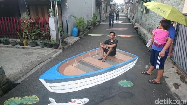 Kampung 3D di Depok Mendadak Viral. Begini Foto-Foto Kerennya! 13