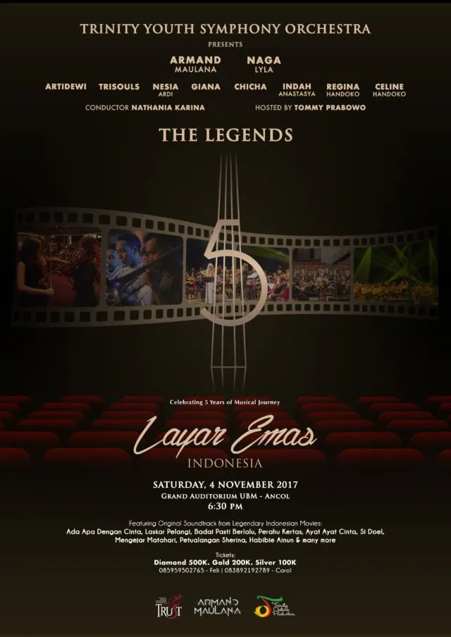 Konser The Legends 5; Pagelaran Klasik yang Akan Memanjakan Pecinta Musik Orkestra 1