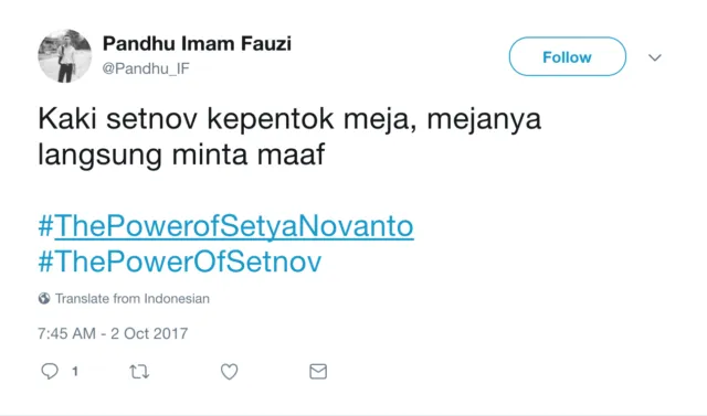 Kocak! Bebas dari Status Tersangka, Warganet Usung Tagar #ThePowerOfSetNov 24