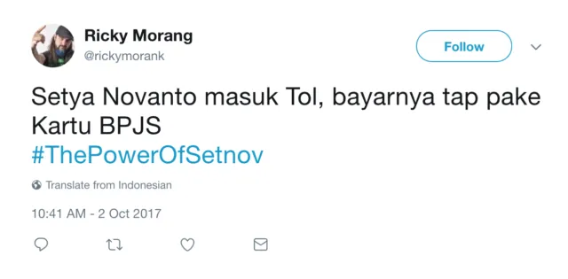 Kocak! Bebas dari Status Tersangka, Warganet Usung Tagar #ThePowerOfSetNov 26