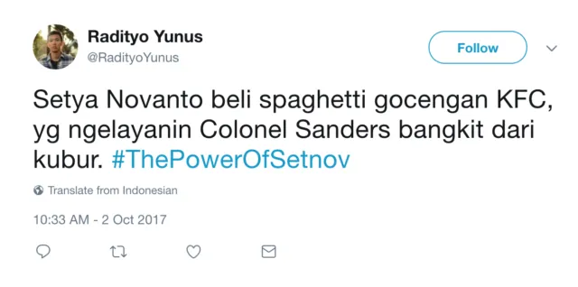 Kocak! Bebas dari Status Tersangka, Warganet Usung Tagar #ThePowerOfSetNov 29