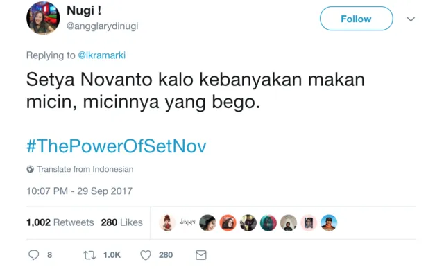 Kocak! Bebas dari Status Tersangka, Warganet Usung Tagar #ThePowerOfSetNov 31