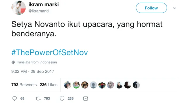 Kocak! Bebas dari Status Tersangka, Warganet Usung Tagar #ThePowerOfSetNov 35