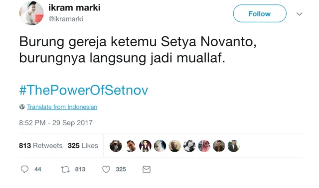 Kocak! Bebas dari Status Tersangka, Warganet Usung Tagar #ThePowerOfSetNov 39
