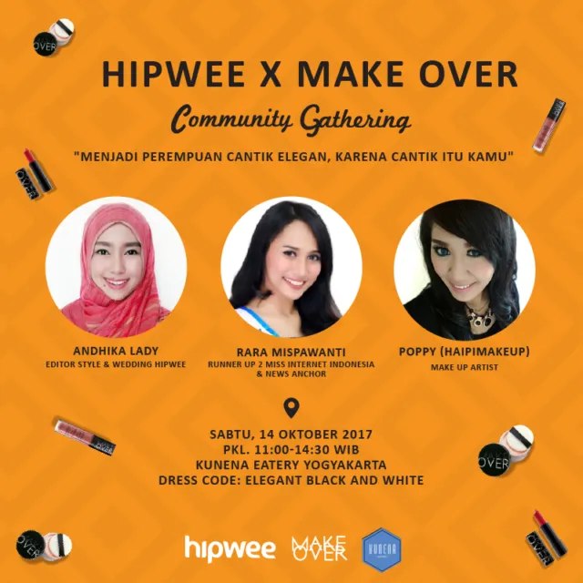 Hipwee dan Make Over Akan Mengadakan Acara Seru! Gini Cara Dapetin Tiket Gratisnya! 1