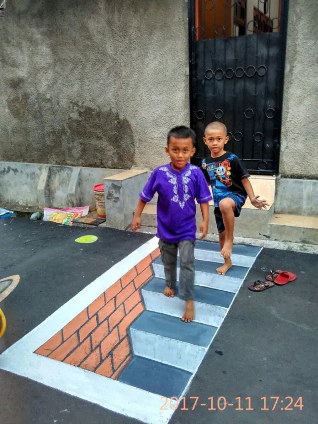 Kampung 3D di Depok Mendadak Viral. Begini Foto-Foto Kerennya! 15