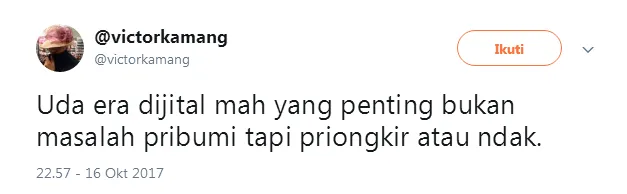Kocak! Ini Reaksi Warganet Soal Pidato 'Pribumi' Gubernur Baru Jakarta 17