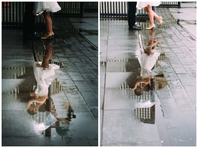 18 Inspirasi Foto Prewedding Romatis Saat Hujan. Basah? Bukan Masalah! 35