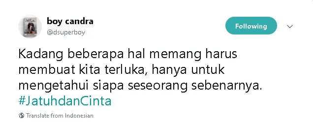 13 Tweet Boy Candra Ini Menyayat tapi Menguatkan, Momen Putus Tak Lagi Sejahanam Dulu 24