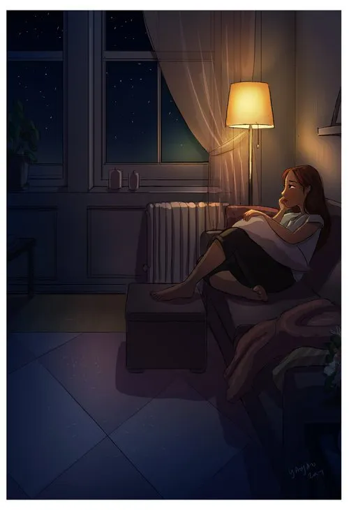 16 Ilustrasi yang Gambarkan Jatuh Bangun Kehidupan Cewek Single di Perantauan. Mana nih Suaranya? 28