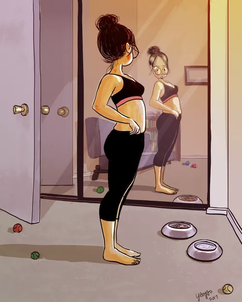 16 Ilustrasi yang Gambarkan Jatuh Bangun Kehidupan Cewek Single di Perantauan. Mana nih Suaranya? 31