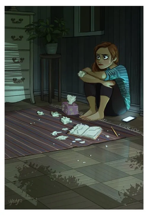 16 Ilustrasi yang Gambarkan Jatuh Bangun Kehidupan Cewek Single di Perantauan. Mana nih Suaranya? 18