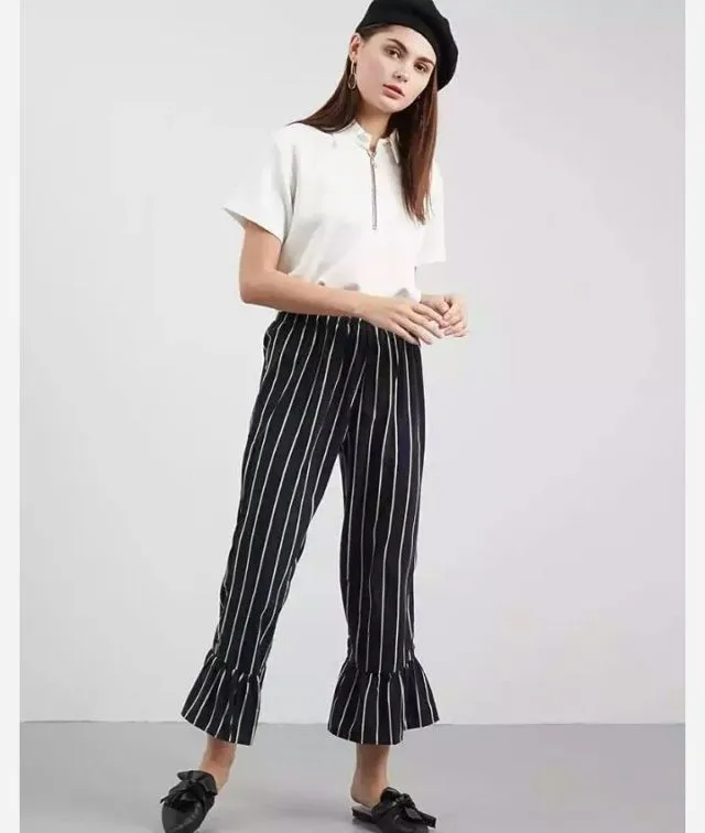 18 Padu Padan Celana Trompet yang Bikin Kamu Lebih Atraktif. Selamat Tinggal Jeans Ketat! 33