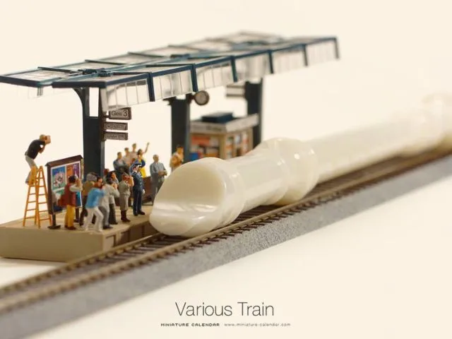 15 Foto Seni Miniatur dari Barang Bekas yang Keren Abis. Kamu Mesti Coba di Rumah! 28