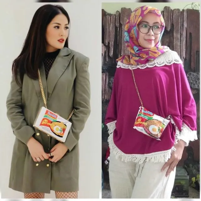 Nindy Ayunda Pakai Tas dengan Bungkus Mi Instan, Warganet Ramai-Ramai Ikuti Tren Unik Ini. Mau Coba? 16