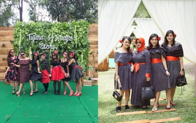 Potret Keseruan Pesta Pernikahan Ala 50's Botanical, Anggapan 'Kuno' Disulap Jadi Kekinian. Kreatif! 42