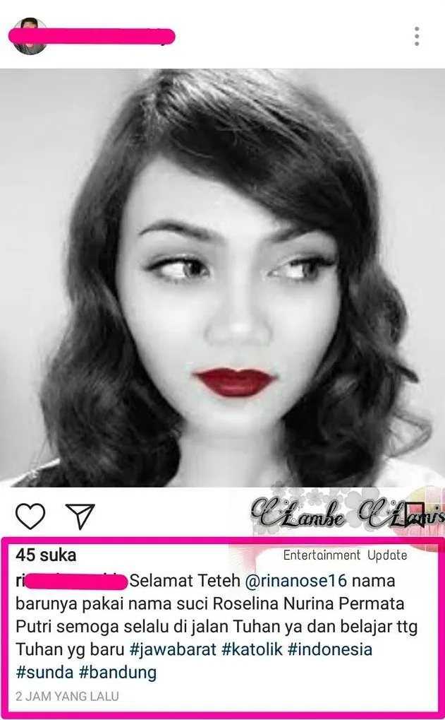 Ada Akun Palsu Rina Nose yang Menyebar Isu-Isu Baru, Awas, Kita Harus Bisa Bedain! 4