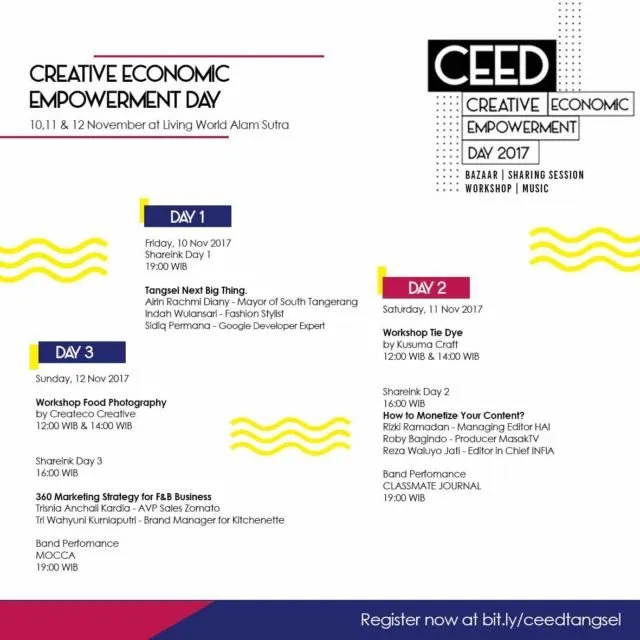 CEE Day; Ajang Industri Kreatif Tangerang Selatan yang Bikin Kamu Makin Aktif dan Kreatif 2