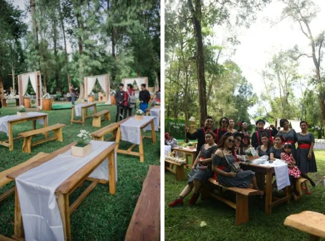 Potret Keseruan Pesta Pernikahan Ala 50's Botanical, Anggapan 'Kuno' Disulap Jadi Kekinian. Kreatif! 39