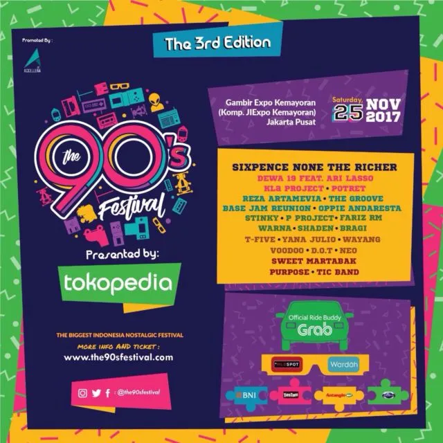 Acara The 90’s Festival Akan Segera Hadir! Gini Nih Cara Dapetin Tiket Gratisnya! 2