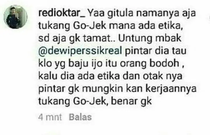 Bela Dewi Perssik dan Jatuhkan Profesi Ojek Online, Mahasiswa Ini Diburu Ratusan Driver di Kampusnya 7