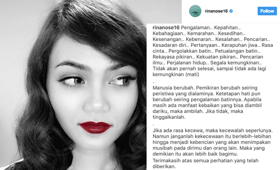 Belain Keputusan Rina Nose yang Lepas Jilbab, Uus Juga Kena Ceramah Warganet. Jadi Serba Salah Deh! 5