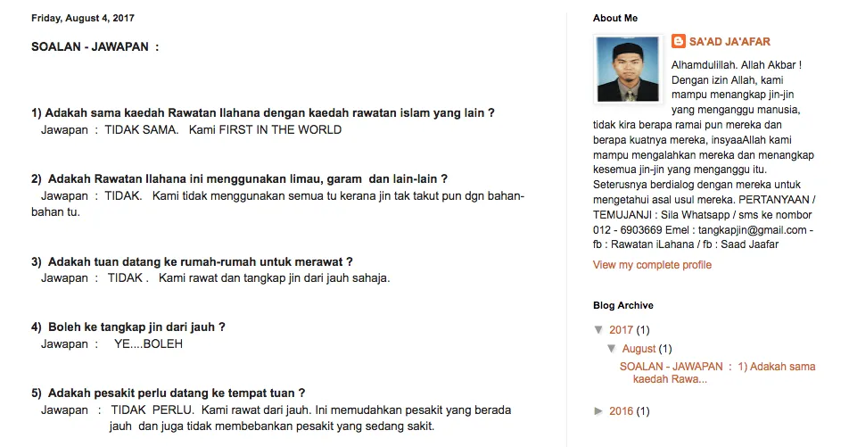 Ada yang Bermasalah dengan Hantu? Pakar Tangkap Jin Ini Bisa Bekerja Jarak Jauh... Katanya Sih 6