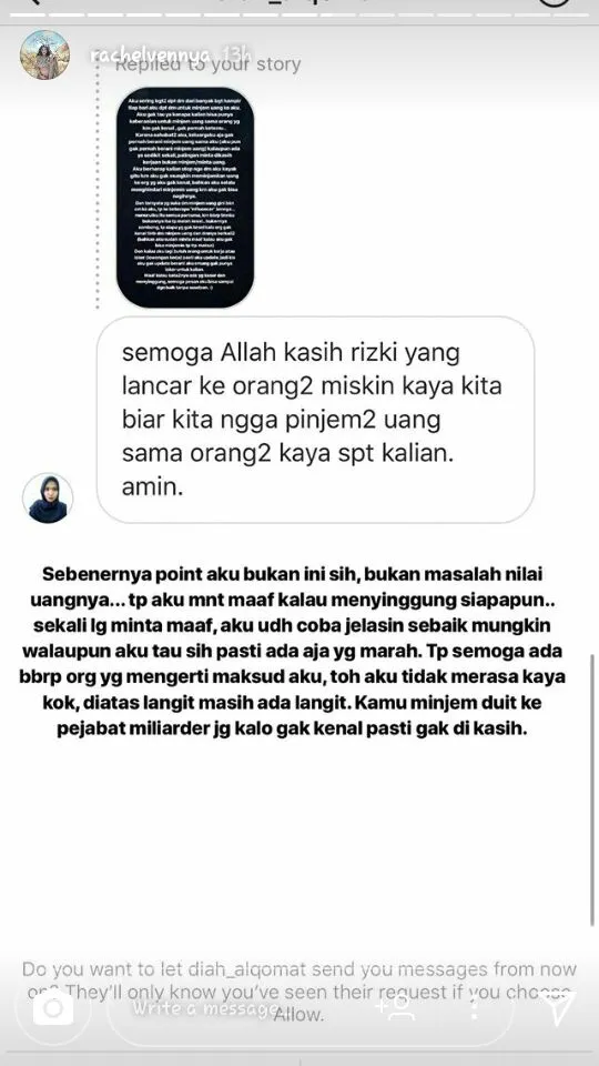 Bikin Heran, Rachel Vennya Curhat Soal Warganet yang Sering Pinjam Uang Padanya. Kenal Juga Nggak! 5