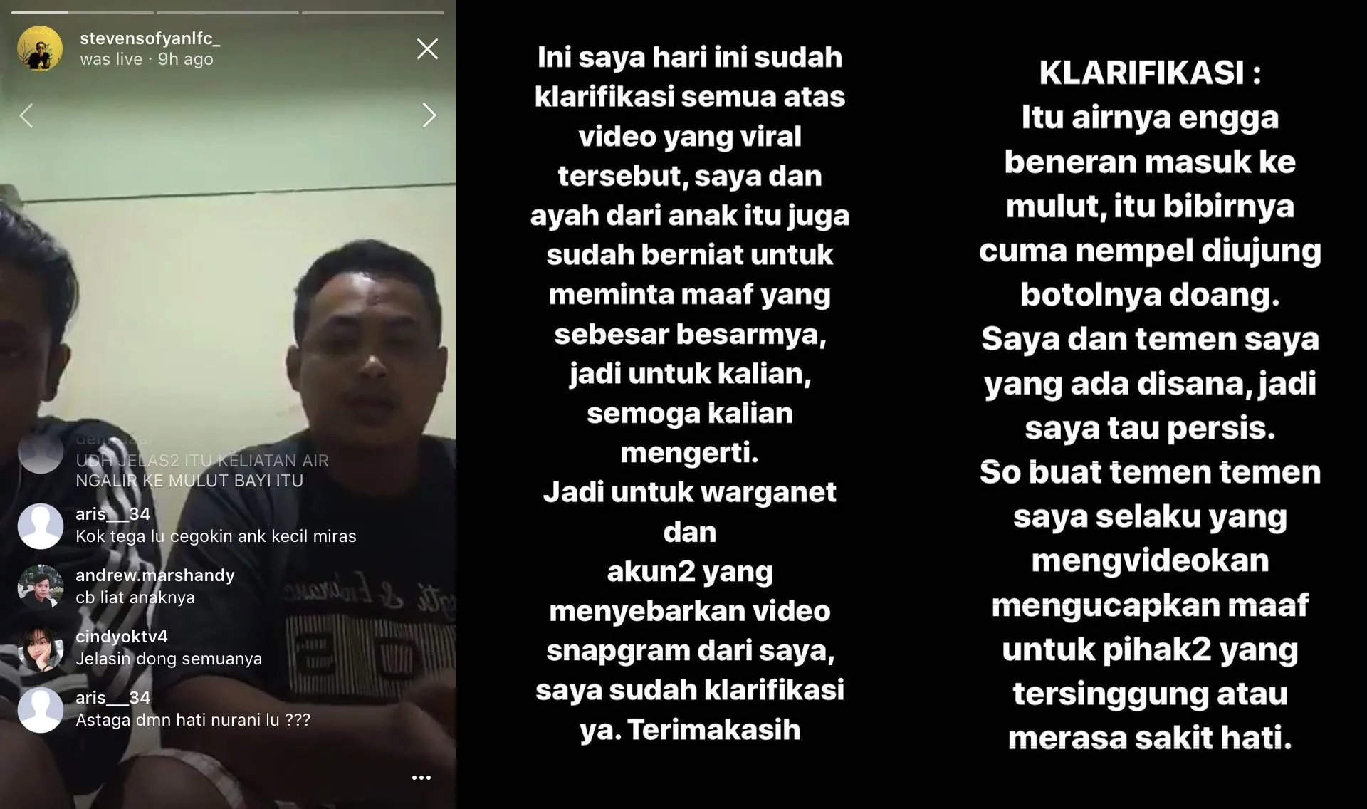 Viral Setelah Cekoki Bayi Pakai Bir, Orangtua dan si Pengunggah Video Klarifikasi untuk Minta Maaf 4