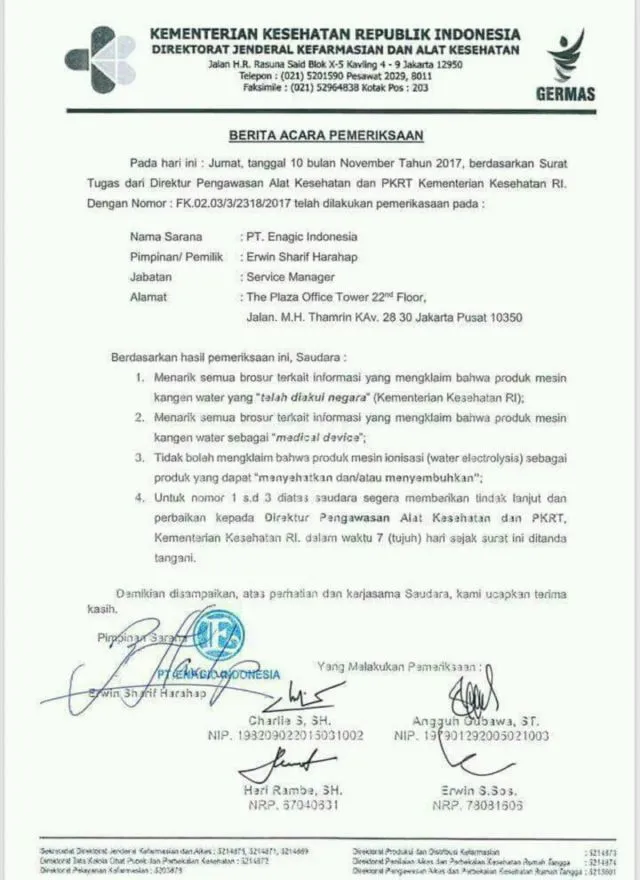 Menkes Larang Klaim Kangen Water Bisa Menyehatkan dan Jadi Obat. Padahal Sudah Banyak yang Percaya 4
