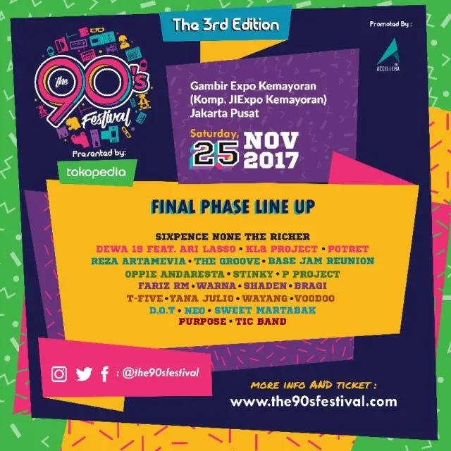 Acara The 90’s Festival Akan Segera Hadir! Gini Nih Cara Dapetin Tiket Gratisnya! 1