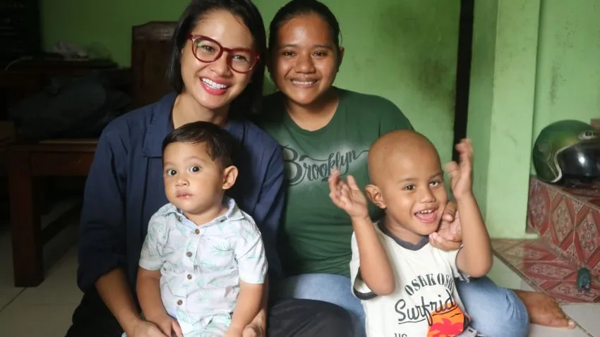 Salut! Jelang Ulang Tahun Pertamanya, Kawa Galang Donasi untuk Saudaranya yang Pejuang Kanker 7