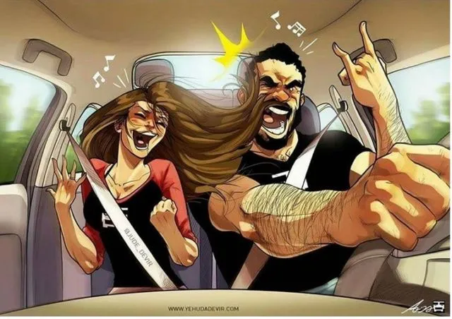 13 Ilustrasi Ini Gambarkan Kelakuan Cewek yang Bikin Geregetan. Para Cowok Harap Sabar! 14