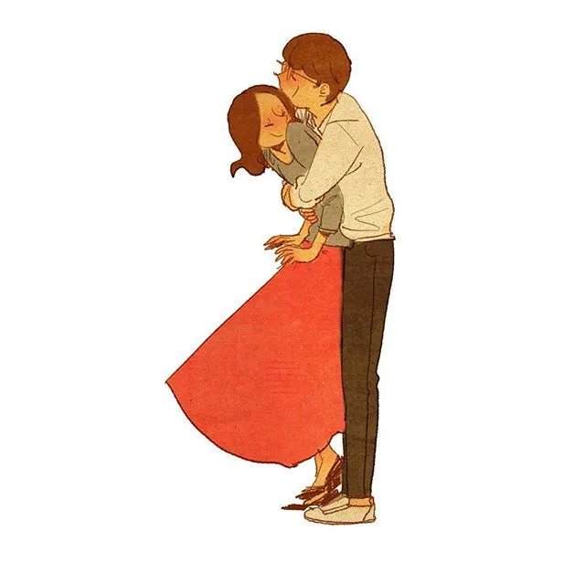 29 Ilustrasi Lucu yang Ingatkan Kita Soal Momen Spesial Bareng Kekasih. Duh, Bikin Baper Nggak Sih? 37
