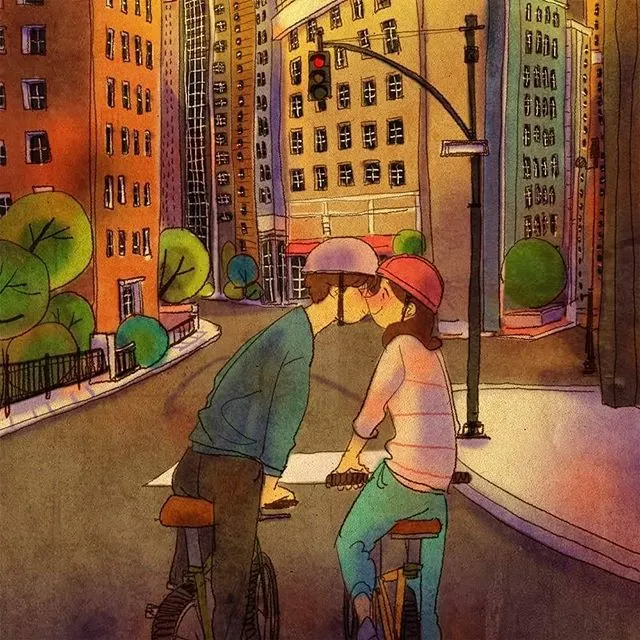 29 Ilustrasi Lucu yang Ingatkan Kita Soal Momen Spesial Bareng Kekasih. Duh, Bikin Baper Nggak Sih? 42