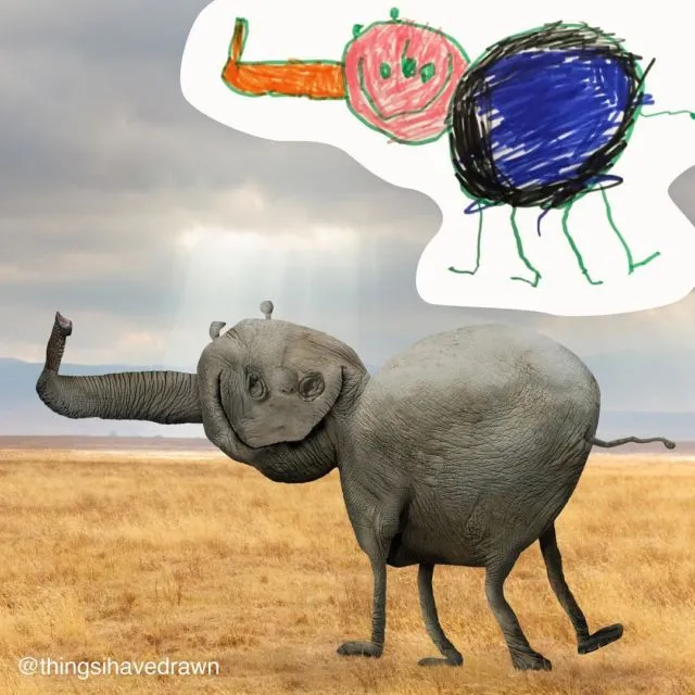 Demi Sang Buah Hati, Pria Ini Ciptakan Gambar 3D Berdasarkan Lukisan Anaknya. Keren Banget! 32